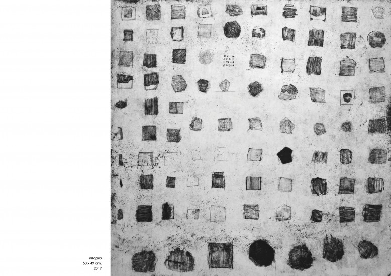 bez tytułu |intaglio | 50x49 cm